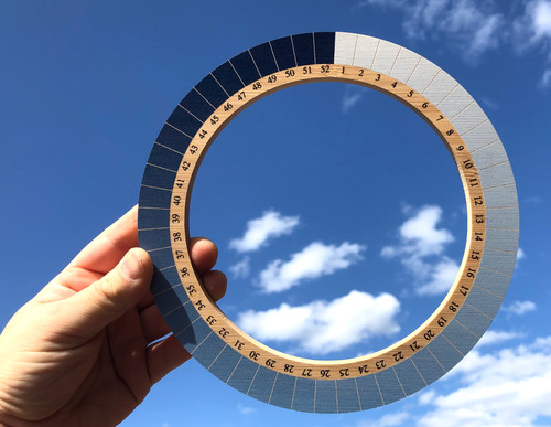 Bamboo cyanometer includes - cyanometer.,